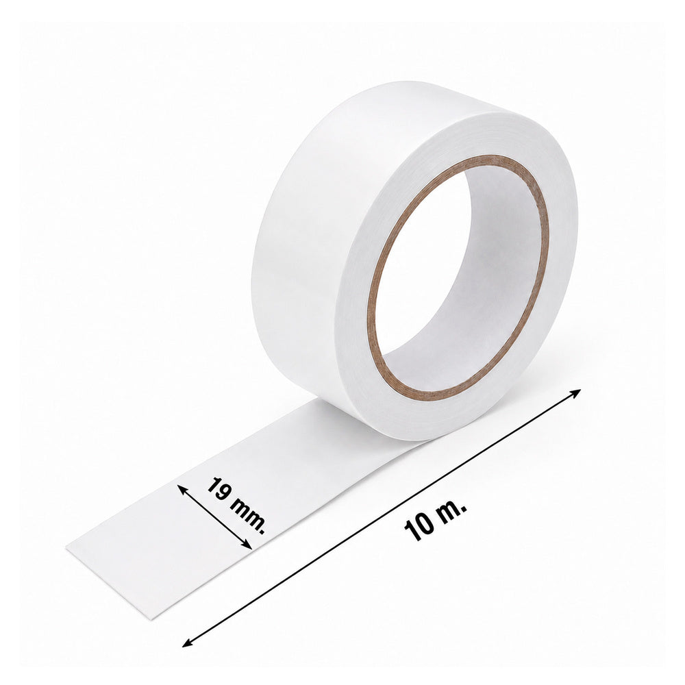 Insulating tape 10 m. x 19 mm white household use