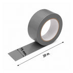 Insulation tape 20m x 19mm grey domestic use