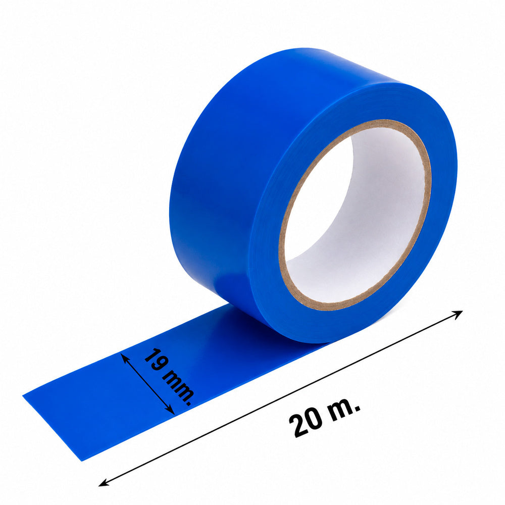 Insulating tape 20 m. x 19 mm blue household use