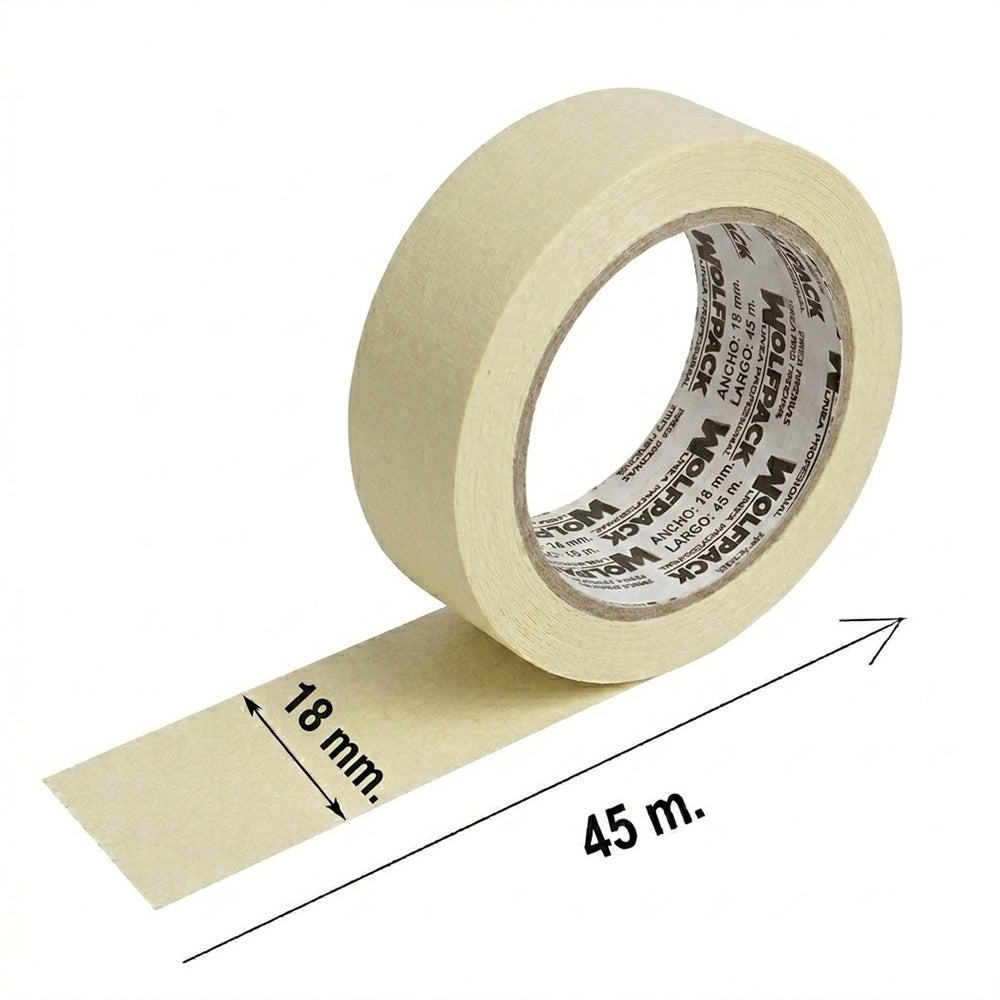 Painter's masking tape 18 mm x 45 m.