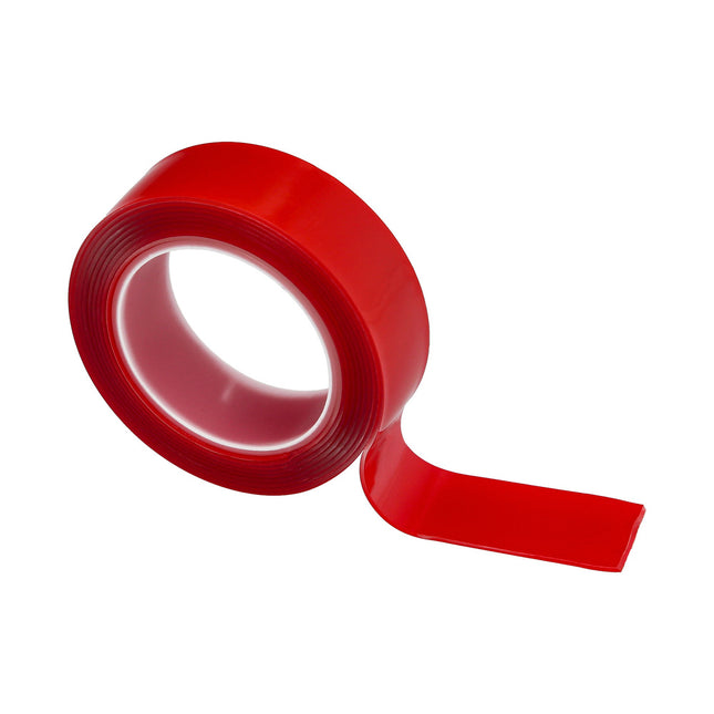 Cinta doble cara elástica transparente 1,5 m. x 19 mm