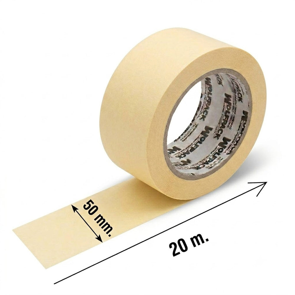 Double-sided carpet tape 50 mm x 20 m.