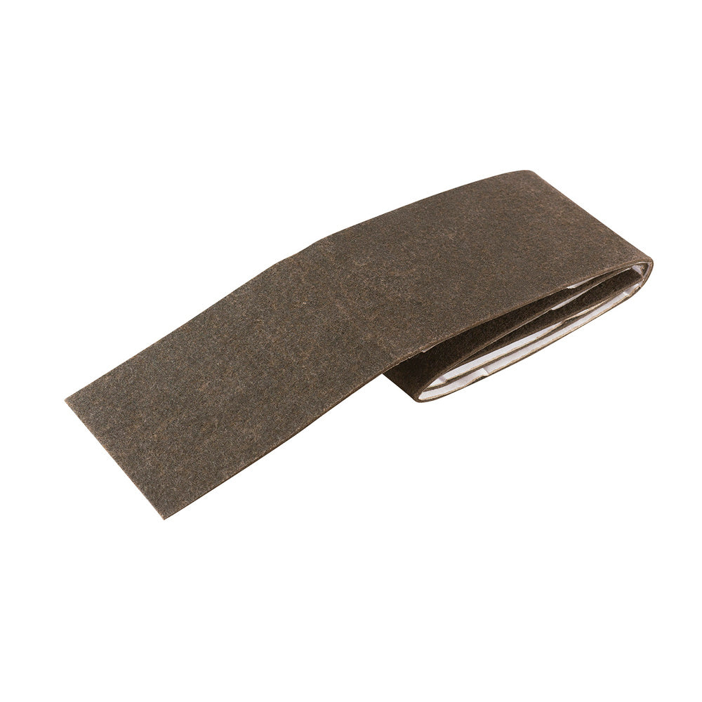 Self-adhesive felt 1m x 85mm blister brown