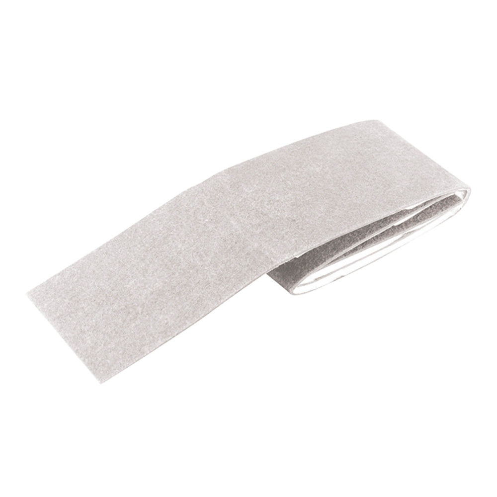 Adhesive felt 1m x 85mm white blister