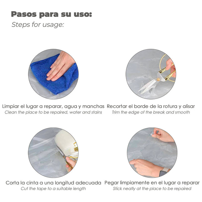 Cinta reparacion invernaderos 20 cm. x 33 metros