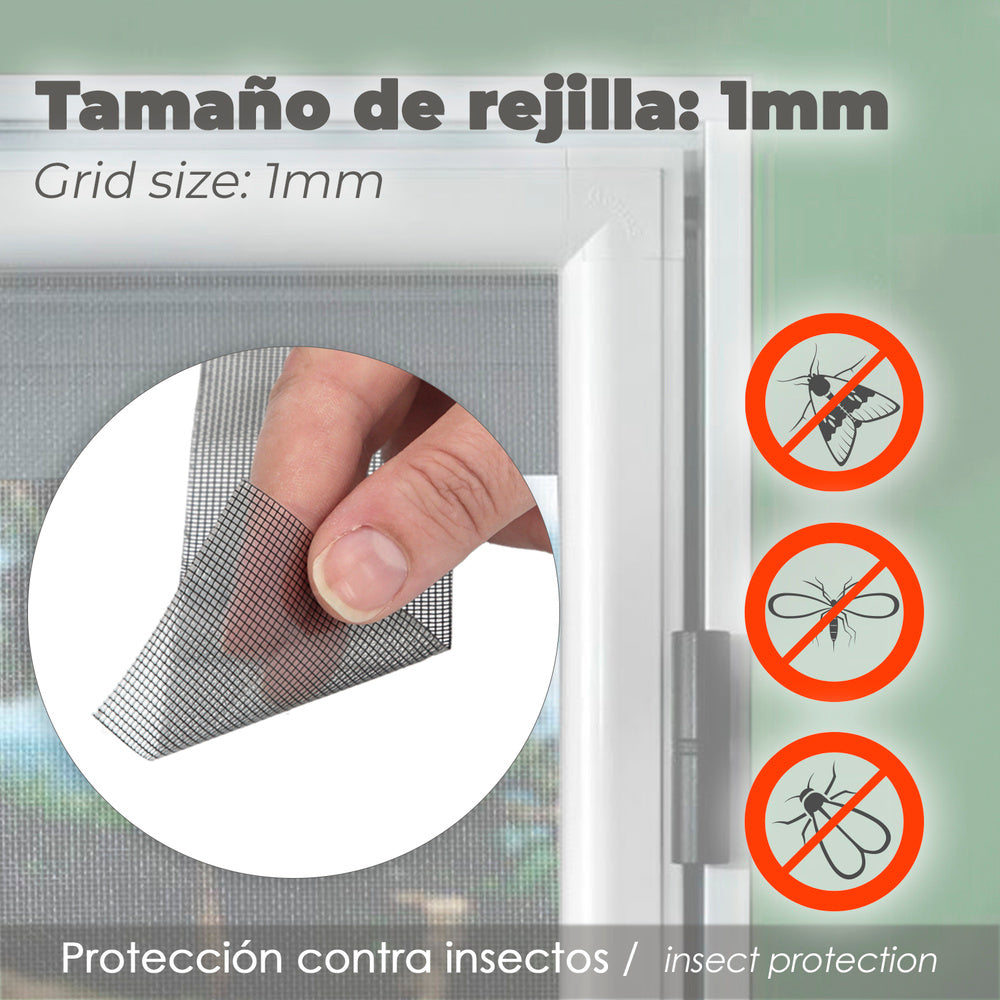 Fita adesiva para reparação de rede mosquiteira 5 cm x 200 cm