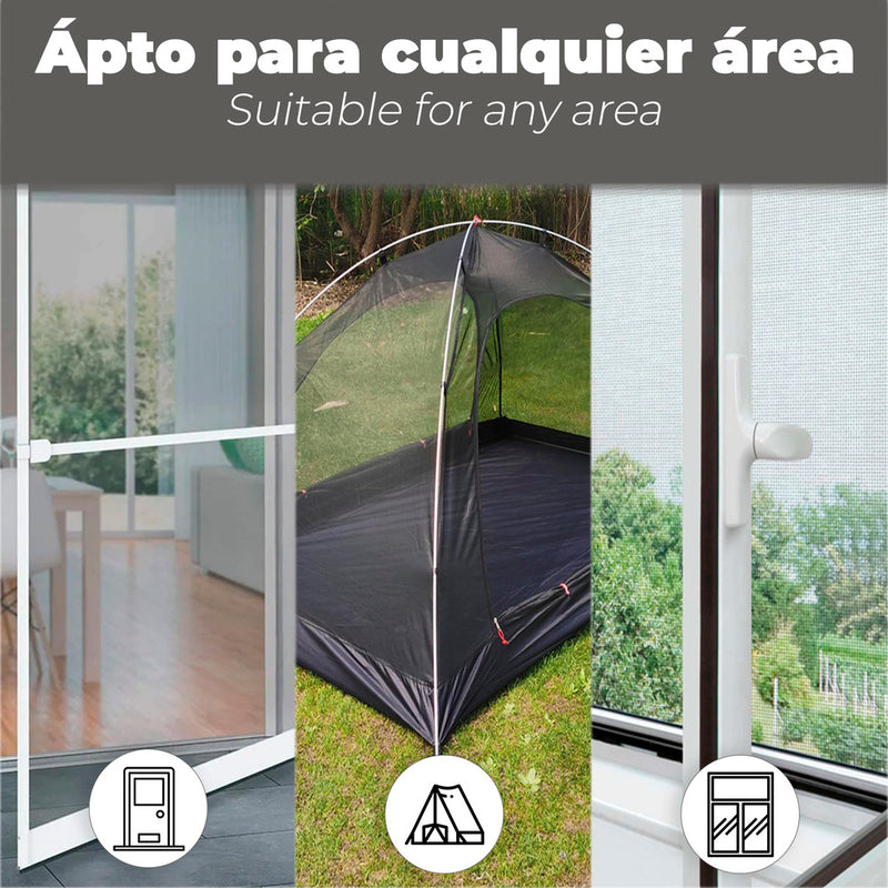 Cinta reparadora tela mosquitera 5 cm x 200 cm