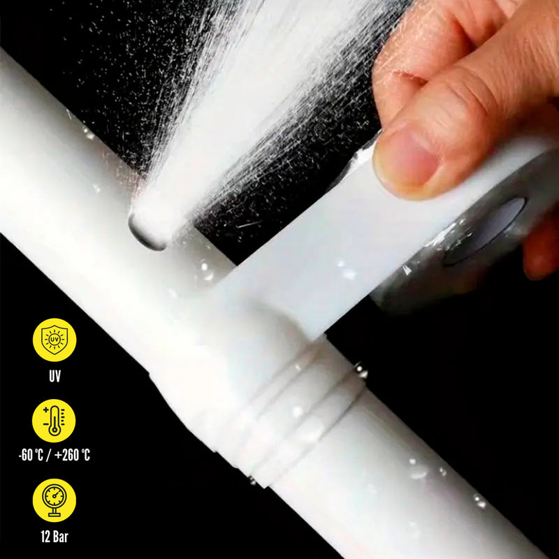 Cinta reparacion autosoldante transparente 25 mm 2,5 metros