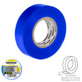 Professional blue electrical tape, 0.13 mm thick, 19 mm wide, 25-meter roll, electrician's tape, insulated cable tape