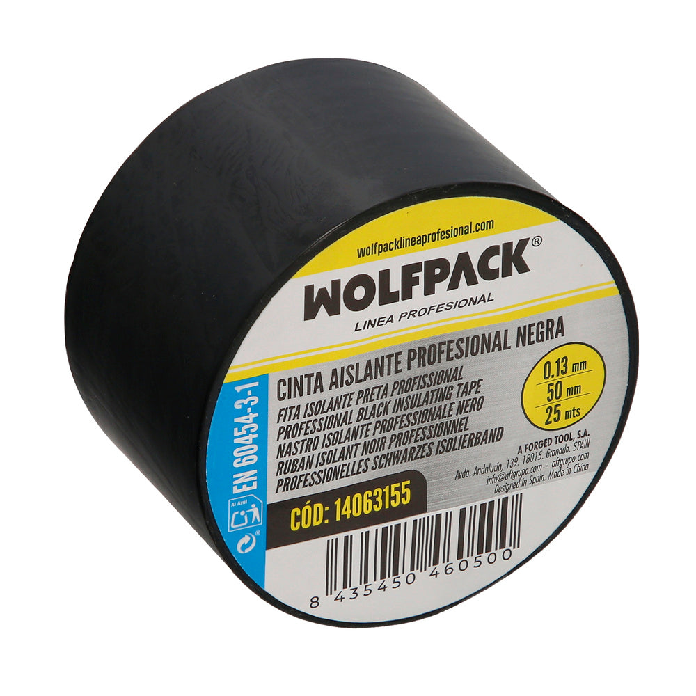 Fita isoladora profissional preta espessura 0,13 mm largura 50 mm rolo 25 metros fita de eletricista, fita isoladora de cabos