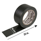 Cinta americana "muscle" color negro 48 mm x 25 mertos. Super resistente, sellar, reparar, unir, fijar, sujetar, empaquetar.