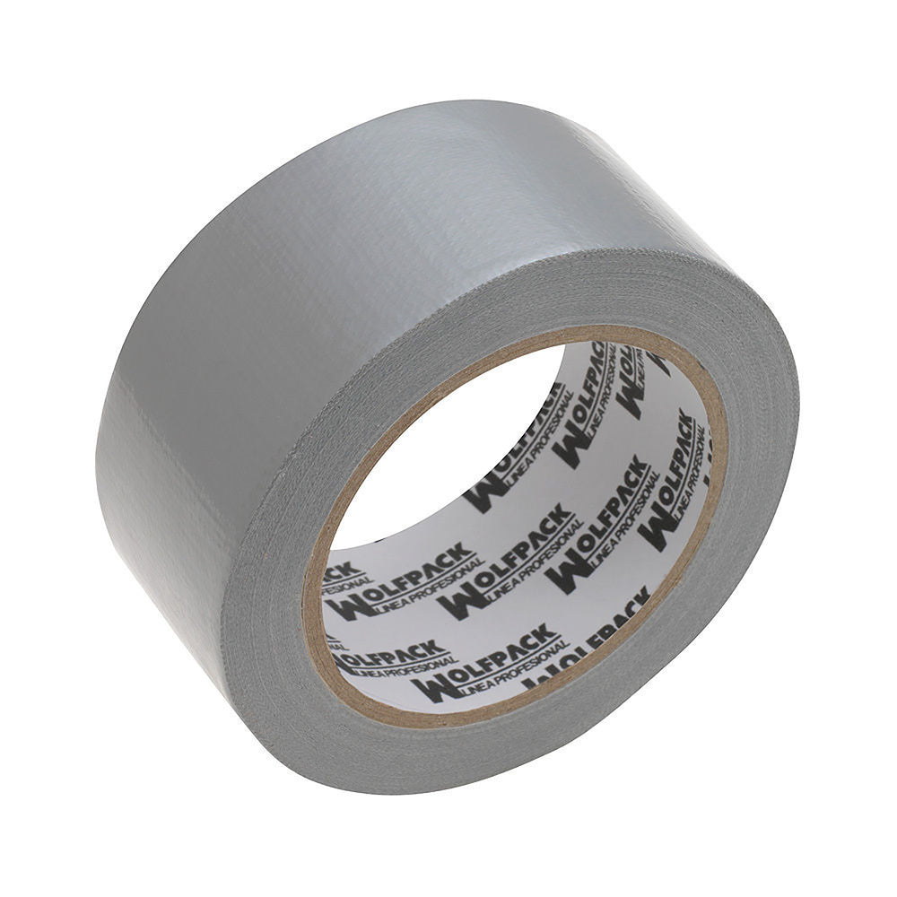 Cinta americana "muscle" gris 48 mm x 10 mertos. Super resistente, sellar, reparar, unir, fijar, sujetar, empaquetar.