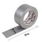 Cinta americana "muscle" gris 48 mm x 10 mertos. Super resistente, sellar, reparar, unir, fijar, sujetar, empaquetar.