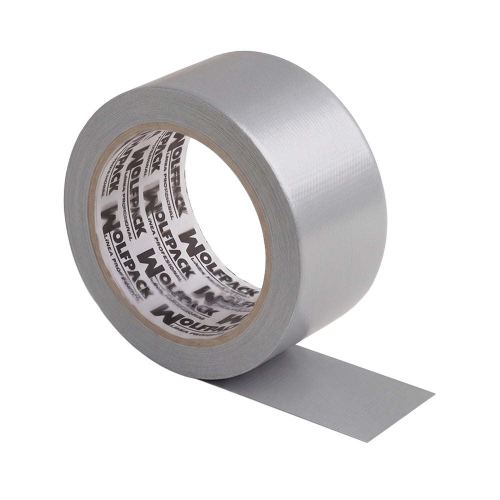 Cinta americana "muscle" gris 48 mm x 10 mertos. Super resistente, sellar, reparar, unir, fijar, sujetar, empaquetar.