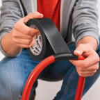 Fita adesiva americana "muscle" preta 48 mm x 10 metros. Super resistente, para selar, reparar, unir, fixar, prender, embalar.