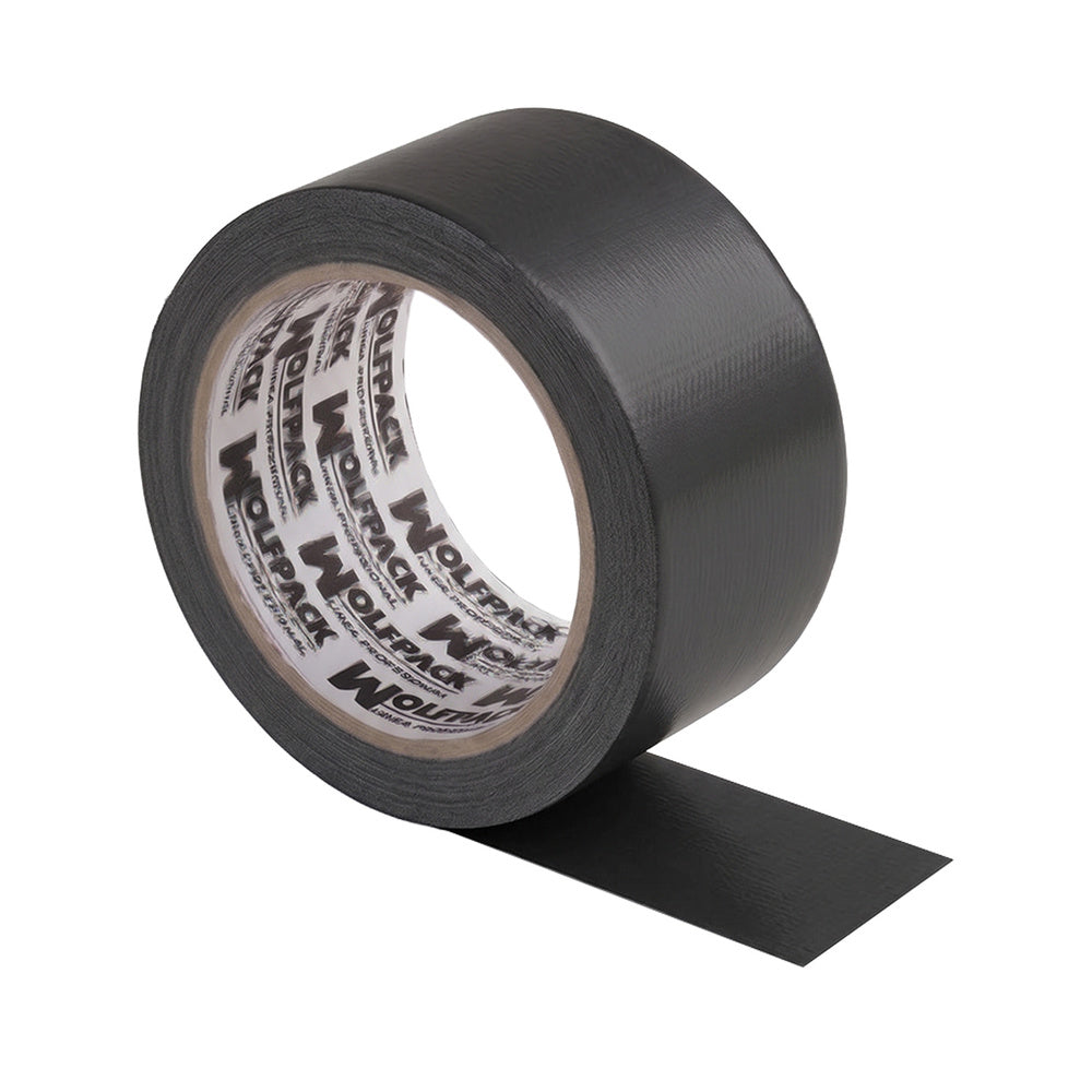 Fita adesiva americana "muscle" preta 48 mm x 10 metros. Super resistente, para selar, reparar, unir, fixar, prender, embalar.