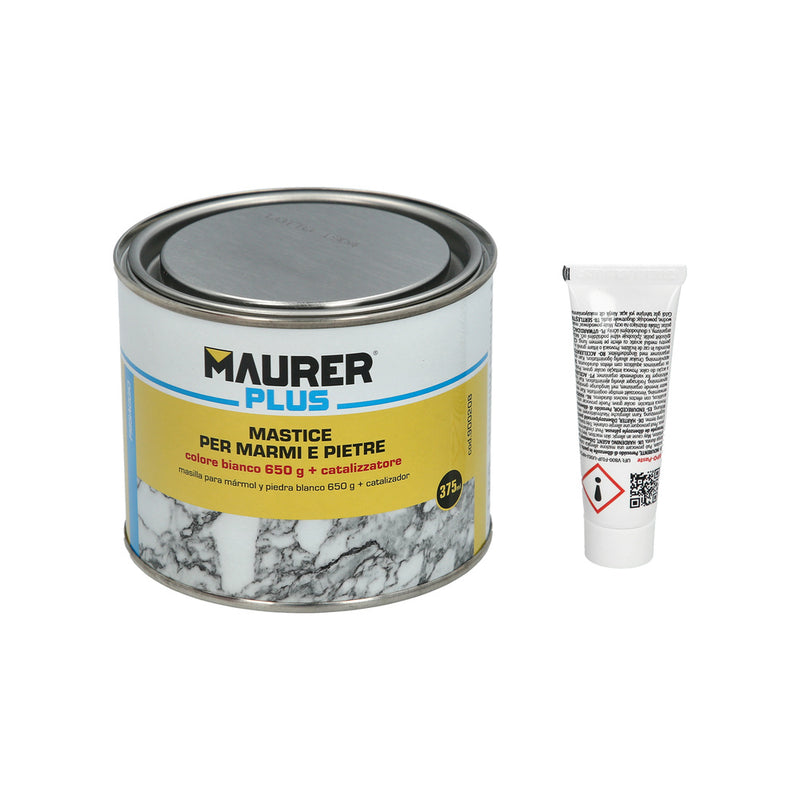 Masilla para marmol 375 ml. blanca con catalizador