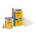 Kit reparación resina poliéster. 750 ml con endurecedor y 0,5m2 de fibra de vidrio