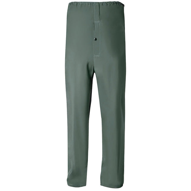 Traje de agua impermeable verde pvc         talla 8-XL