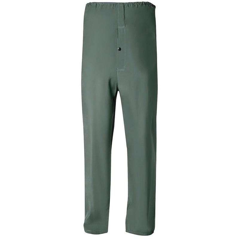 Traje de agua impermeable verde pvc         talla 9-XXL