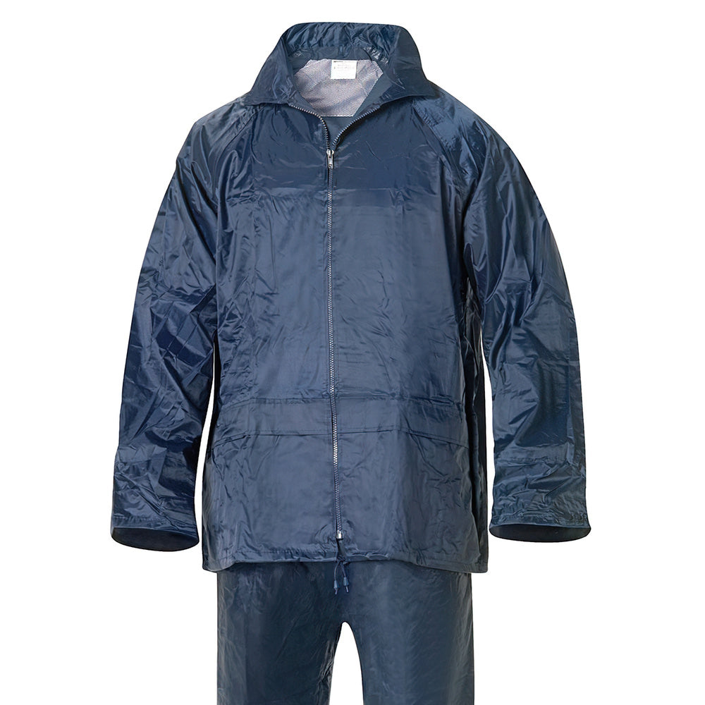 Traje de agua impermeable azul nailon        talla 6-m