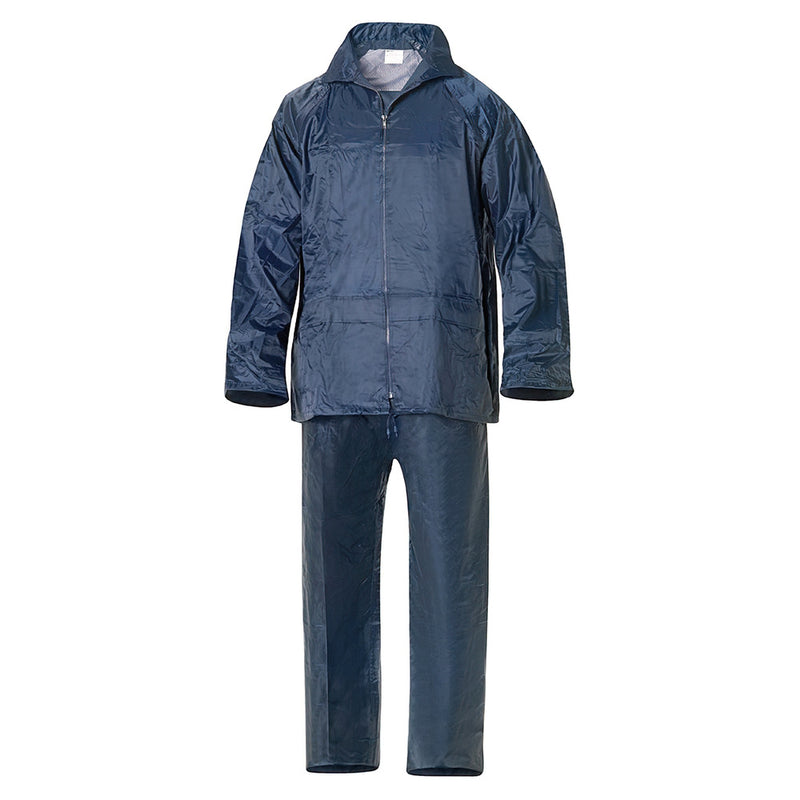 Traje de agua impermeable azul nailon        talla 8-XL