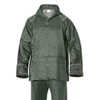 Traje de agua impermeable verde nailon       talla 6-m