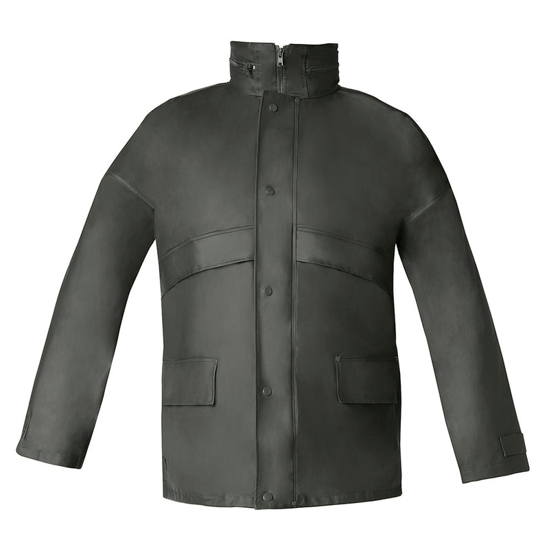 Traje de agua impermeable verde poliuretano talla 7-l