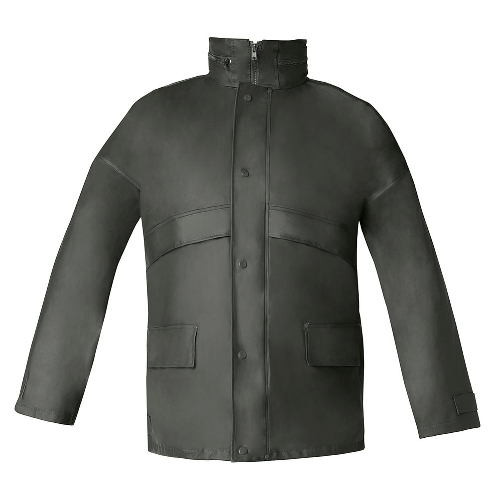 Traje de agua impermeable verde poliuretano talla 8-xl
