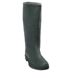 Botas de cano alto em borracha verde, tamanho 46 (par)