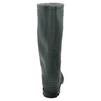 Botas de cano alto em borracha verde, tamanho 46 (par)