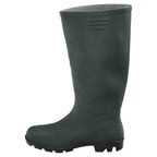 Botas de cano alto em borracha verde, tamanho 47 (par)