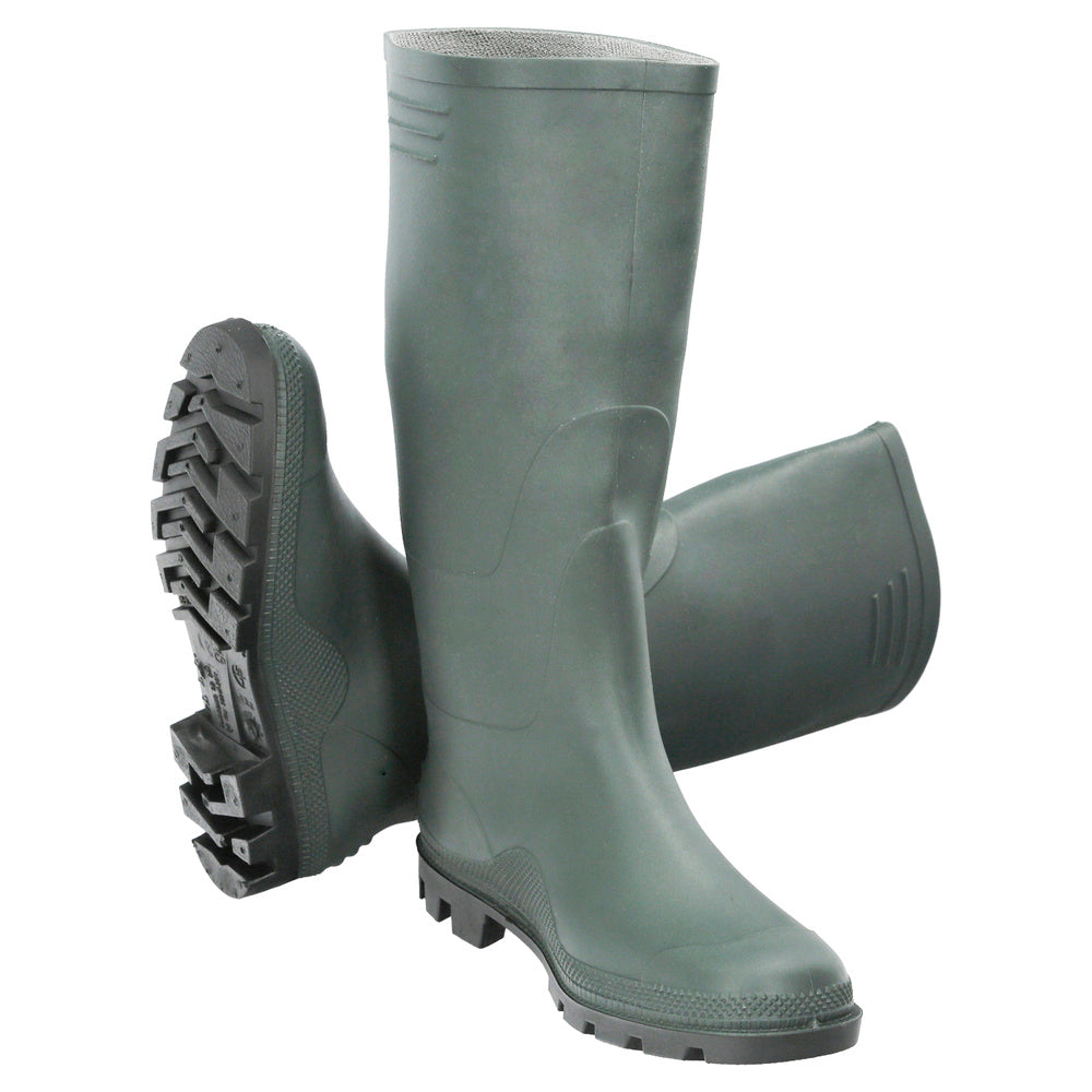 Tall green rubber boots size 47 (pair)