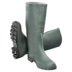 Tall green rubber boots size 38 (pair)