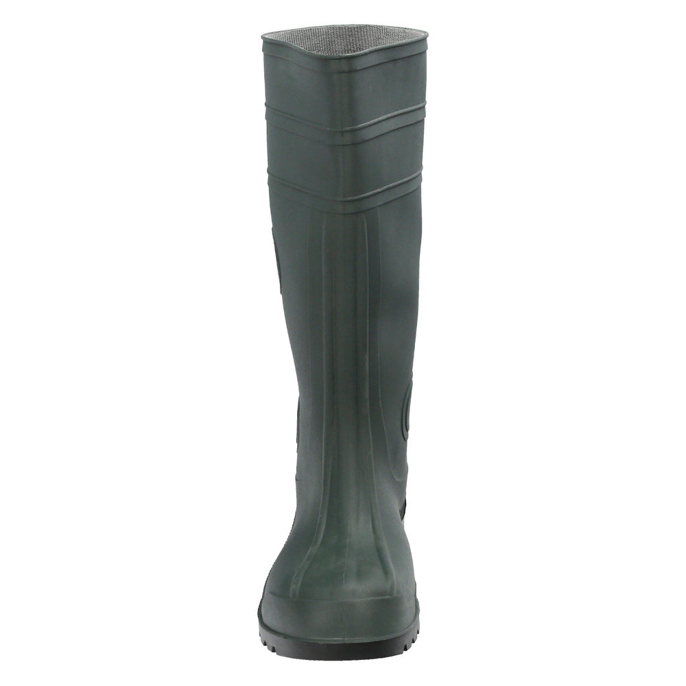 Green tall rubber safety boots size 42 (pair)
