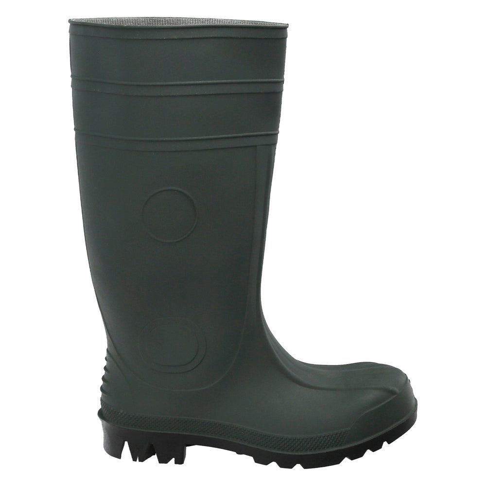 Green tall rubber safety boots size 42 (pair)