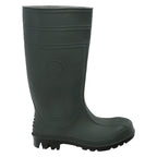 Green tall rubber safety boots size 42 (pair)