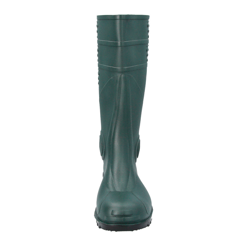 Tall green rubber safety boots size 43 (pair)