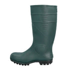 Botas de segurança de cano alto em borracha verde, tamanho 43 (par)