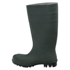 Green tall rubber safety boots size 44 (pair)