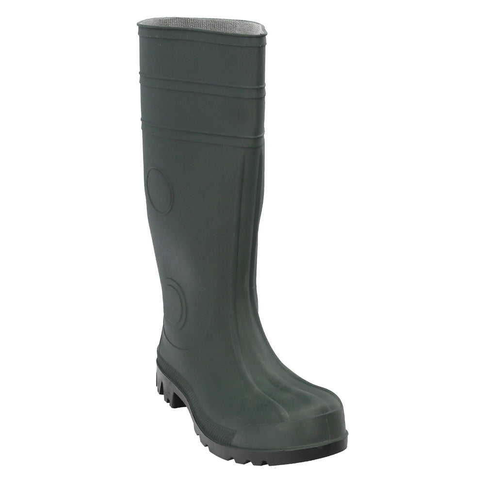 Tall green rubber safety boots size 47 (pair)