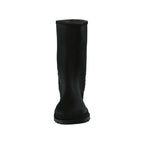 Botas pretas de cano baixo em borracha, tamanho 43 (par)