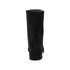 Botas pretas de cano baixo em borracha, tamanho 46 (par)