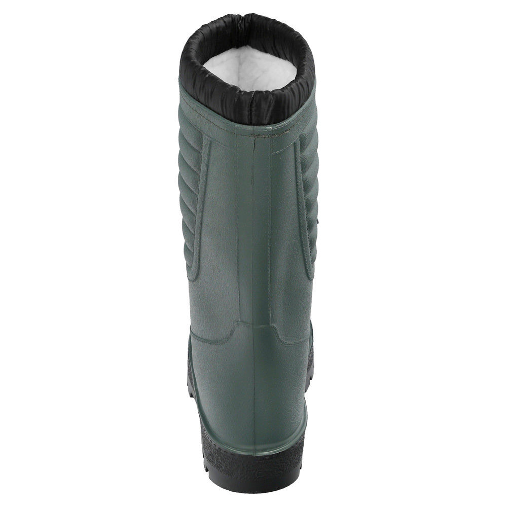 Tall green rubber winter boots size 42 (pair)