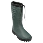Tall green rubber winter boots size 44 (pair)