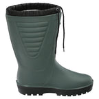 Tall green rubber winter boots size 46 (pair)