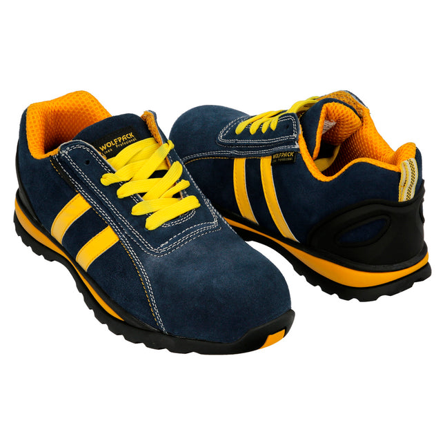 Deportiva seguridad "swart" S1PL+SR  talla 37 puntera reforzada, suela antiperforación antideslizante. botas seguridad (par)