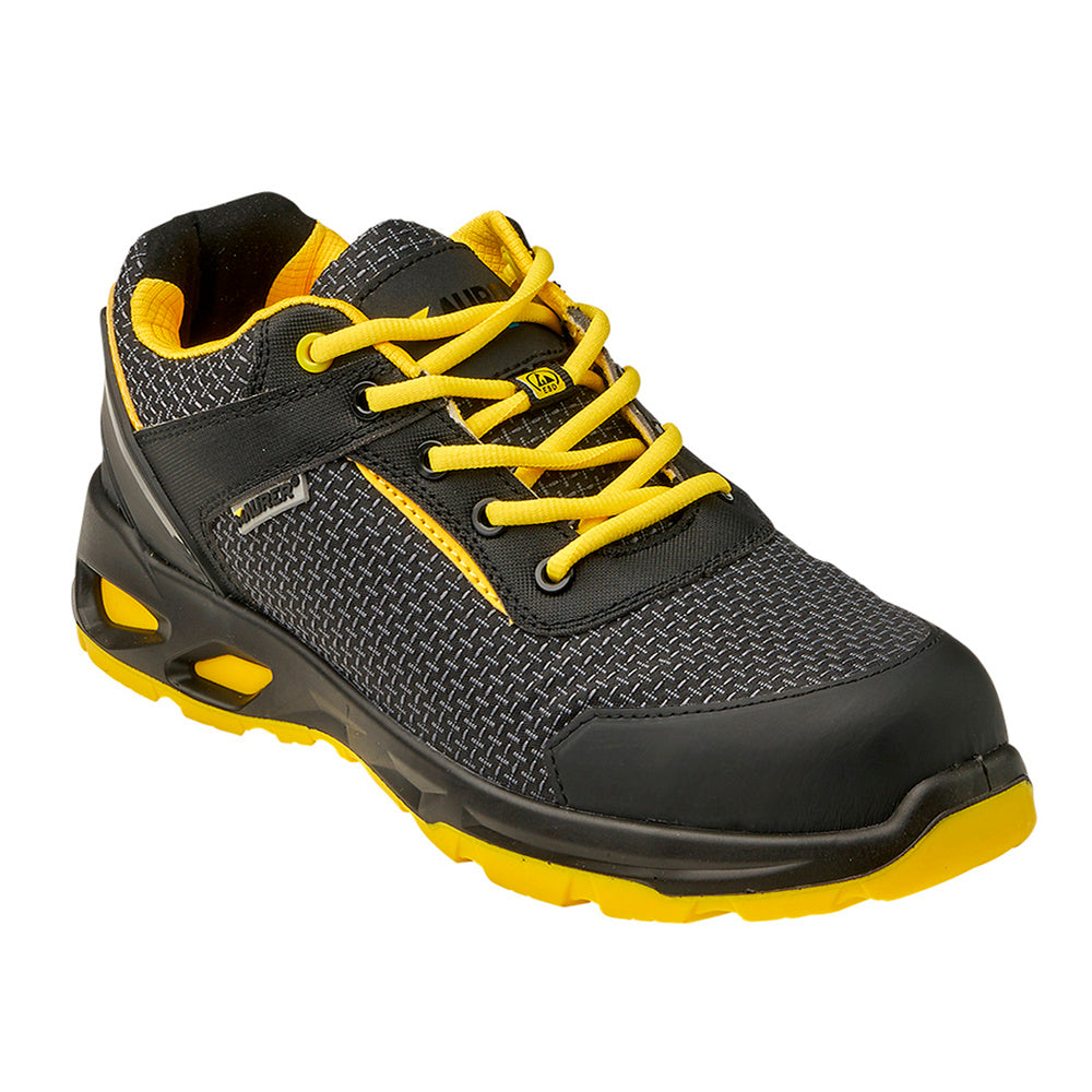 Zapatos bajo seguridad maurer s3l modelo amerina antideslizante con suela composite y resistencia a los hidrocarburos talla 45