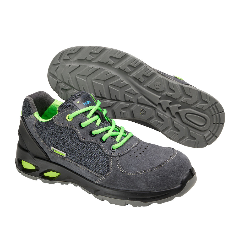 Zapatos seguridad maurer s1 modelo arlaz antideslizante con suela composite y resistencia a los hidrocarburos. Talla 44.