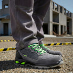 Zapatos seguridad maurer s1 modelo arlaz antideslizante con suela composite y resistencia a los hidrocarburos. Talla 44.